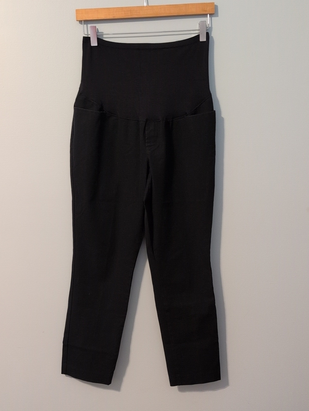 Old Navy Black Maternity Pixie Full Panel Pants